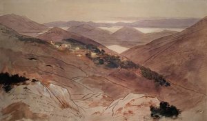 Dorf Katochori von Edward Lear