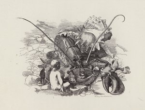 Illustration für Die Wasserkinder von Charles Kingsley von Edward Linley (after) Sambourne