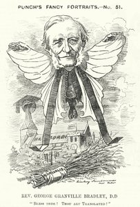 George Granville Bradley, englischer Geistlicher, Gelehrter und Dekan von Westminster (Karikatur) von Edward Linley (after) Sambourne
