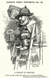 Karikatur von Punch: Sir Charles James Freake von Edward Linley (after) Sambourne