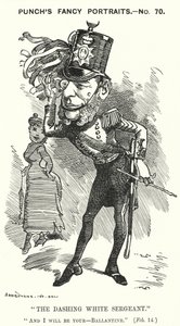 William Ballantine, englischer Serjeant-at-Law (Karikatur) von Edward Linley (after) Sambourne