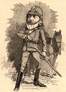 Frederick Lord Leighton in Militäruniform von Edward Linley Sambourne