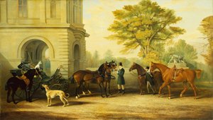 Lady Williams Wynns Lieblingsphaeton, Ponys, Pferde und Hunde
