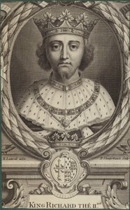 Porträt von König Richard II. von England von Edward Lutterell