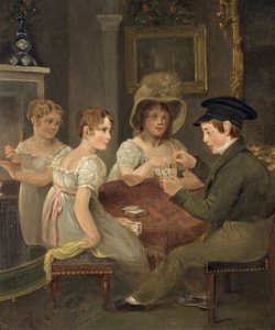 Mrs. Sarah Cornock und ihre drei Kinder, ca. 1810