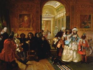 Lord Chesterfields Vorzimmer im Jahr 1748, 1869