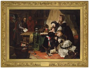 Der letzte Abschied von Marie Antoinette und ihrem Sohn, 1856