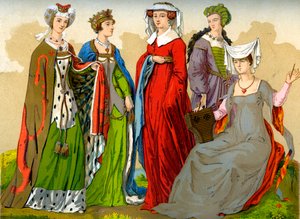 Englische Adelsfrauen, 15.-16. Jahrhundert, 1849 von Edward May