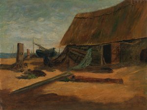 Fischerhütten von Edward Mitchell Bannister