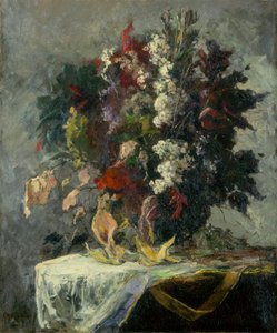 Ohne Titel (florales Stillleben) von Edward Mitchell Bannister