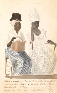 Zwei Damen von Barbados, frühes 19. Jahrhundert von Edward Pelham Brenton