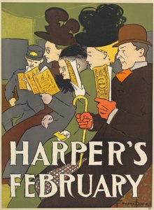 Harpers New Monthly Magazine, Februar 1896 von Edward Penfield