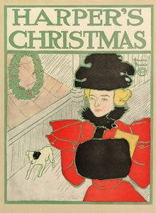 Poster für Harpers New Monthly Magazine, Weihnachten 1894