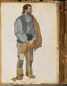 Skizze eines spanischen Mannes, 1906 von Edward Penfield