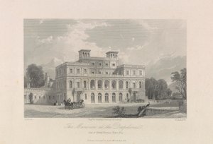 Das Herrenhaus in Deepdene. Sitz von Henry Thomas Hope, Esq.