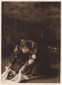 Il Pecorone: Tag IX, Novelle I, Der Meisterdieb von Edward Robert Hughes