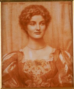 Porträt von Hilda Virtue Tebbs, 1897 von Edward Robert Hughes