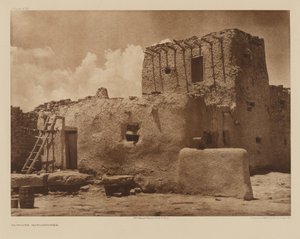 Paguate Wachturm von Edward S. Curtis