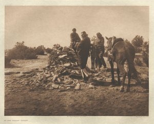 Portfolio I, Platte 30: Am Schrein-Navaho