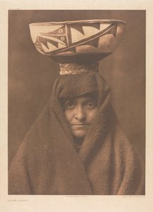 Portfolio XVII, Platte 614: Eine Zuñi-Frau