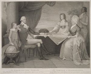 Die Familie Washington von Edward Savage