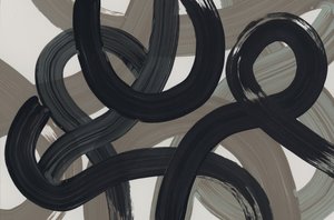 Verflochtene Linienkunst