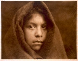 Eine Makah-Maid von Edward Sheriff (after) Curtis