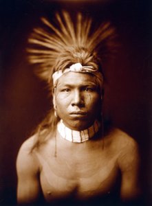 Schwarzes Haar, Indianer, ca. 1905, Foto von Edward S. Curtis