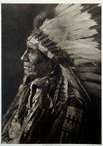 Indianer von Amerika: Porträt eines Indianerhäuptlings
