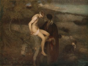 Der barmherzige Samariter, ca. 1890, ca. 1930