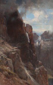 Dolomitenlandschaft, zwischen 1874 und 1880 von Edward Theodore Compton