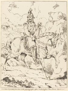 Ritter in Rüstung zu Pferd von Edward Vernon Utterson