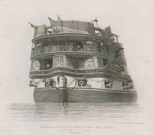 Sein Majestätsschiff Asia von Edward William Cooke