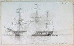 Immortalité Gibraltar, 4. April 1861 von Edward William Cooke