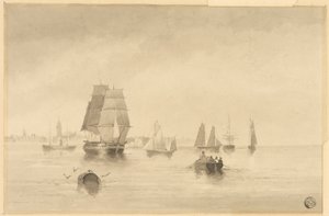 Rye - Südküste in der Nähe von Hastings von Edward William Cooke