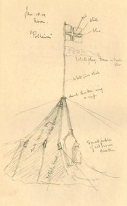 Amundsens Zelt am Südpol, 18. Januar 1912, 1913
