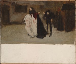 Kompositionsstudie für Richard, Herzog von Gloucester, und Lady Anne