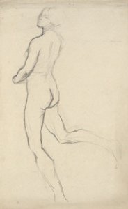 Figurenstudie für Die Stunden (15 Uhr) - Wanddekoration im State Capitol Gebäude in Harrisburg, Pennsylvania, 1902-1911 (vollendet von John Singer Sargent)