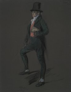 Figurenstudie für die Figur von Dr. Casper Wistal