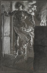 Die Jungfrau, aus König Heinrich VI, Teil I, Akt 3, Szene 2 von Edwin Austin Abbey