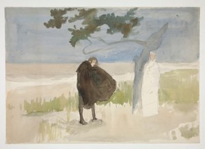 Studie für von Edwin Austin Abbey