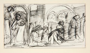 Studie für von Edwin Austin Abbey