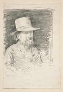 Studie für General Meade: Skizze für Wandgemälde im Staatskapitol in Harrisburg, Pennsylvania, 1902-1911 (vollendet von John Singer Sargent)
