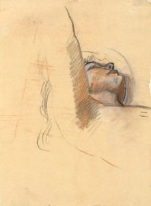 Studie für Der Geist des Lichts - Wanddekoration im State Capitol Building in Harrisburg, Pennsylvania, 1902-1911 (vollendet von John Singer Sargent) von Edwin Austin Abbey