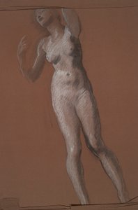 Studie für die Figur von 15 Uhr