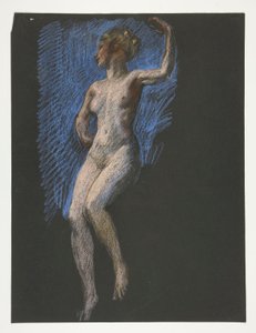 Studie für Figur von 4 Uhr nachmittags
