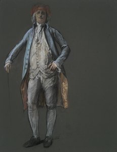 Studie für Figur von Benjamin Franklin in