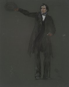 Studie für die Figur von Thaddeus Stevens von Edwin Austin Abbey