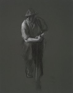 Studie für die Figur eines Arbeiters(?)
