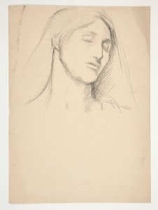 Studie einer Frau von Edwin Austin Abbey